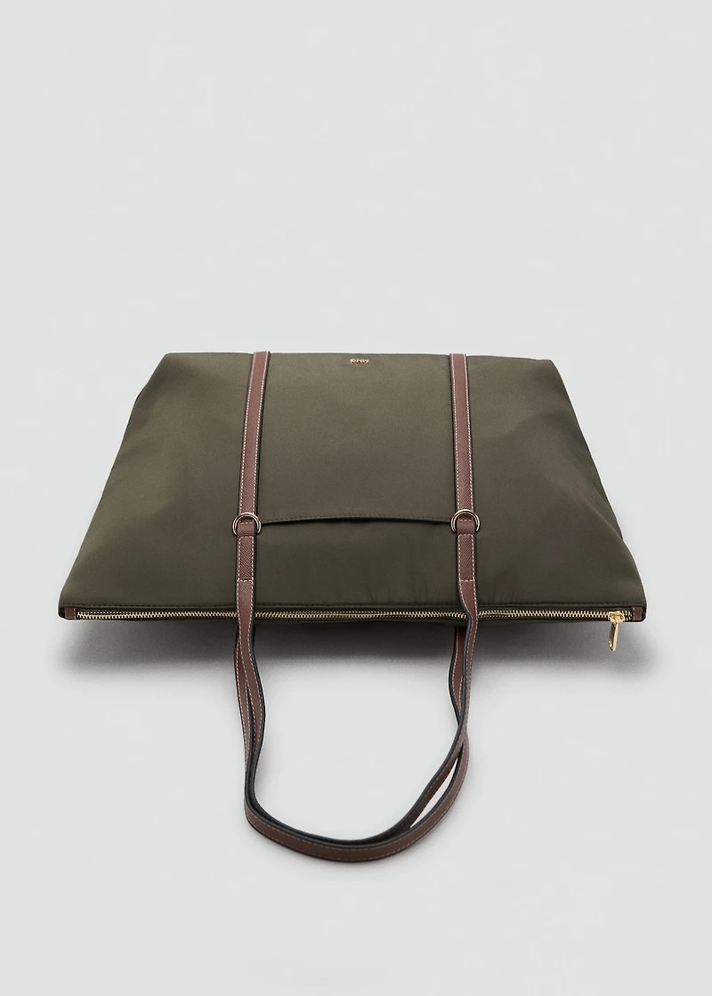 Shopper bag with double handle