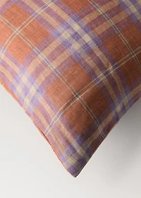 Multi-colored checked children's cushion cover 40x40 cm