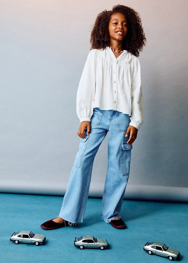 Straight-fit cargo jeans