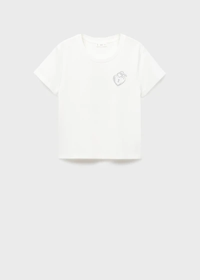 Cotton heart t-shirt