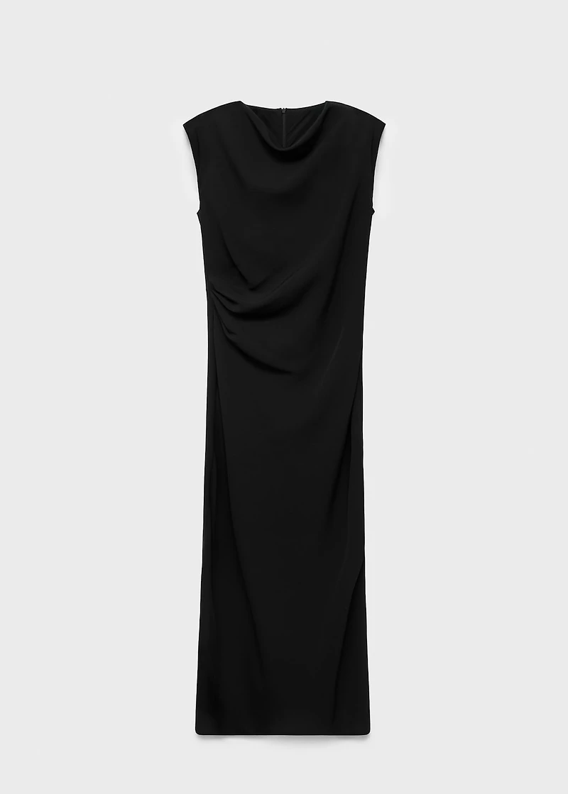 Ruched midi dress