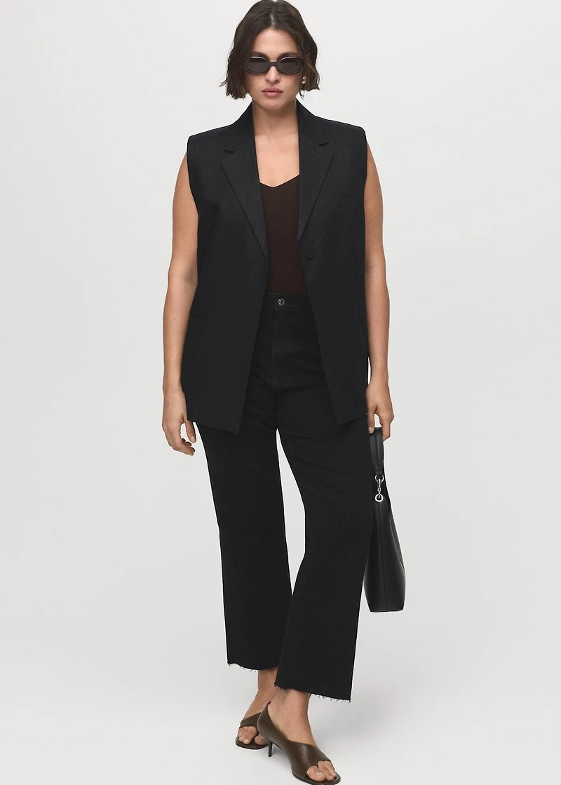 Sienna flared cropped jeans