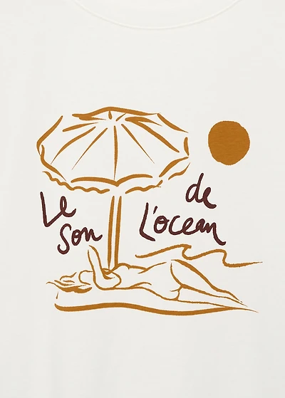 Short-sleeved printed t-shirt