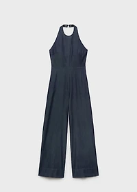 Lyocell denim jumpsuit