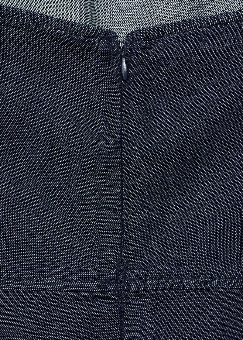 Lyocell denim jumpsuit