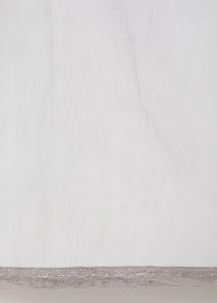 Pajama top with lace trim