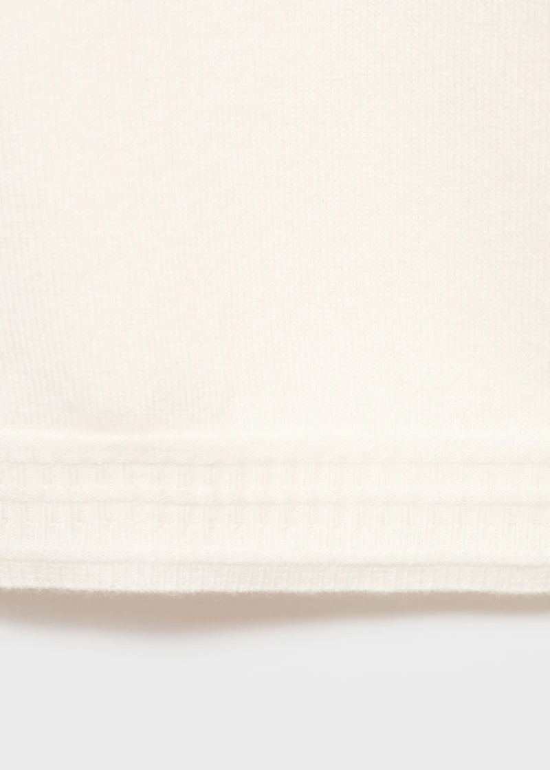 Buttoned wool cardigan