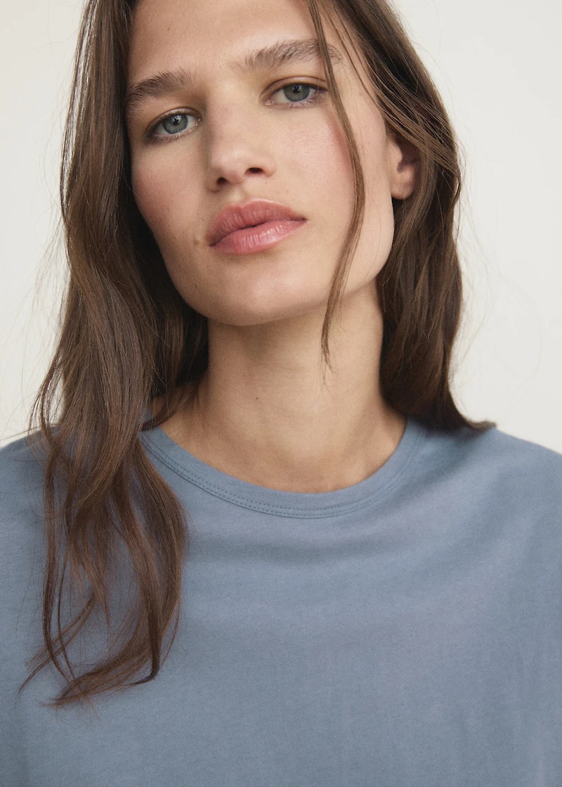 Pajama t-shirt with puffed sleeves