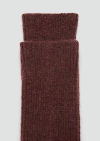 Wool and cashmere socks