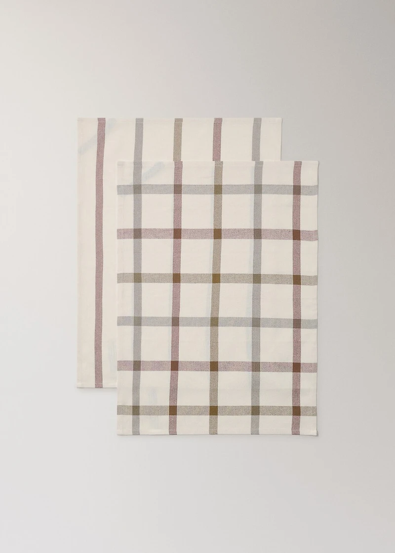 Striped kitchen towels