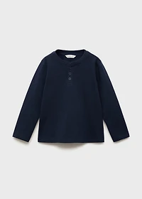 Long sleeve cotton t-shirt