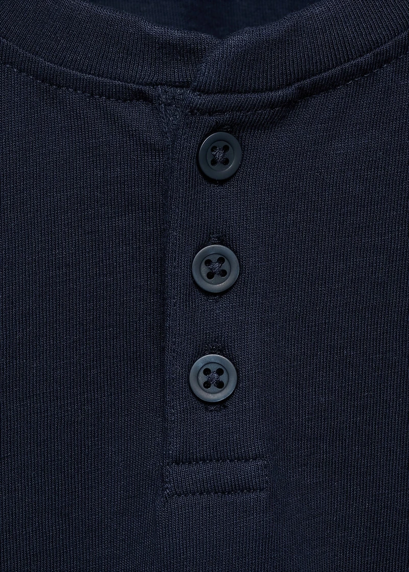 Long sleeve cotton t-shirt