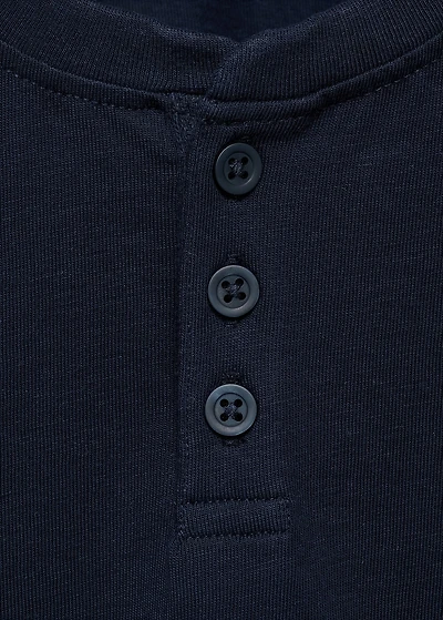 Long sleeve cotton t-shirt