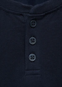 Long sleeve cotton t-shirt