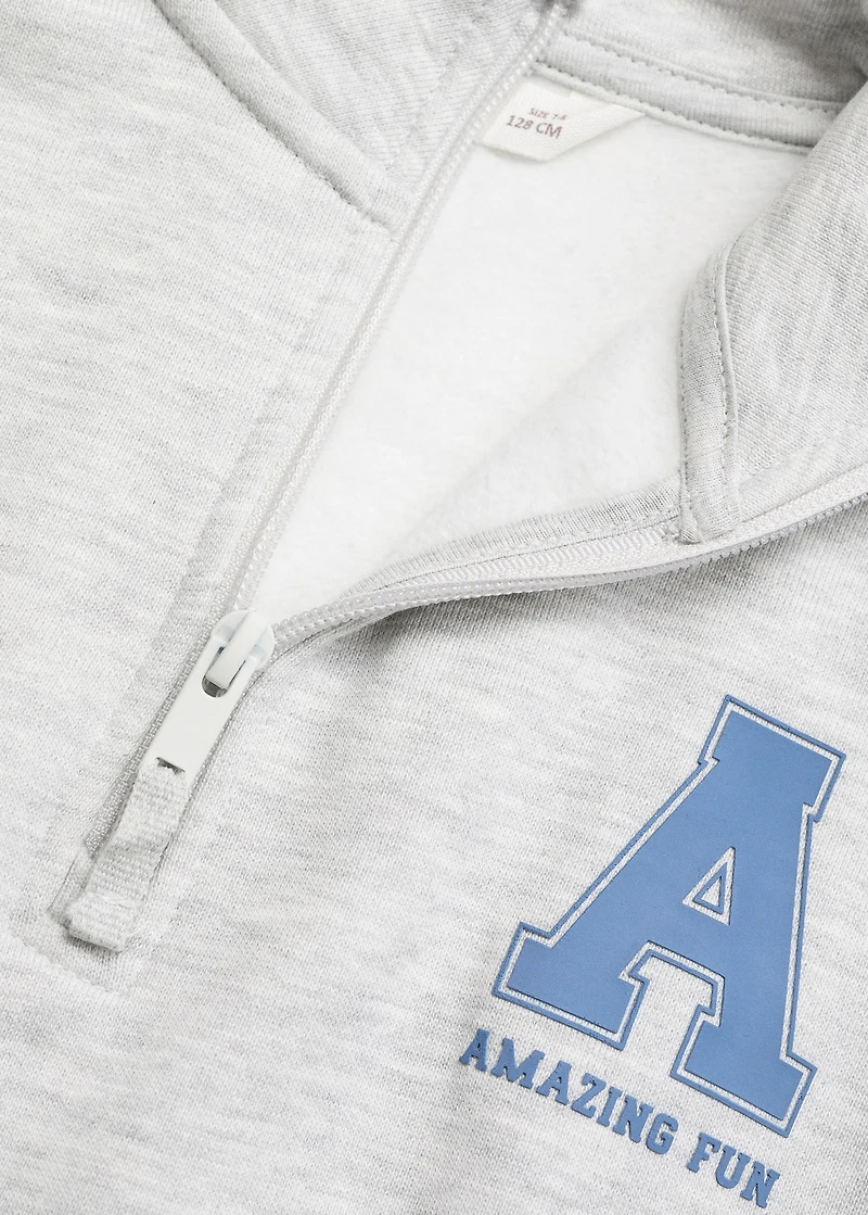 Perkins-neck sweatshirt
