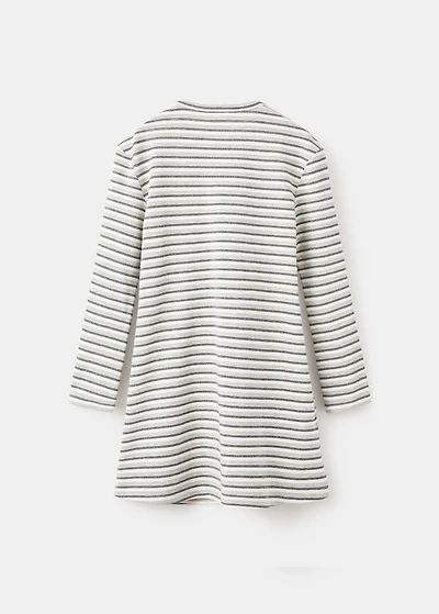 Lurex dress with cut-out