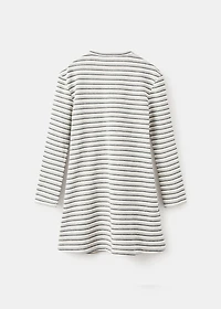 Lurex dress with cut-out