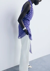 Dots wrap dress
