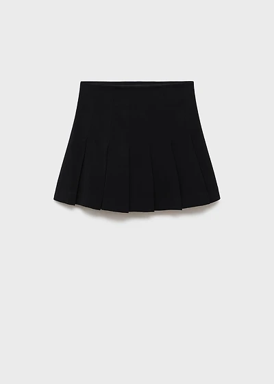 Pleated skirt pants
