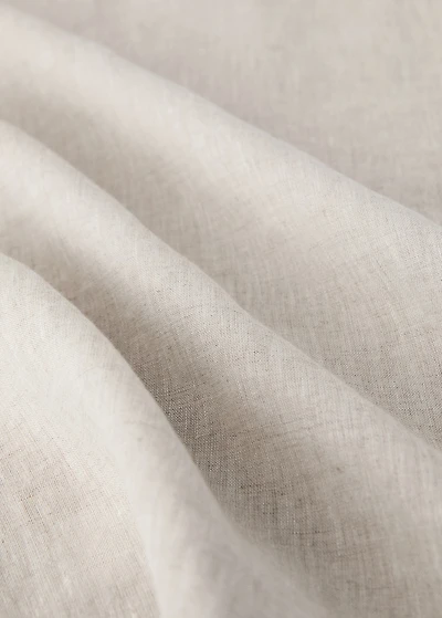 Washed linen duvet cover for cot
