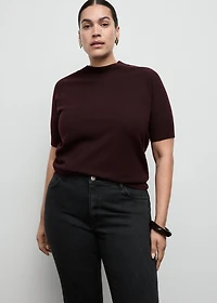 Slim-fit high-waist jeans