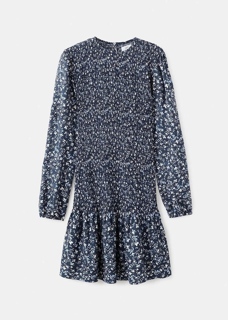 Ruffled floral dress