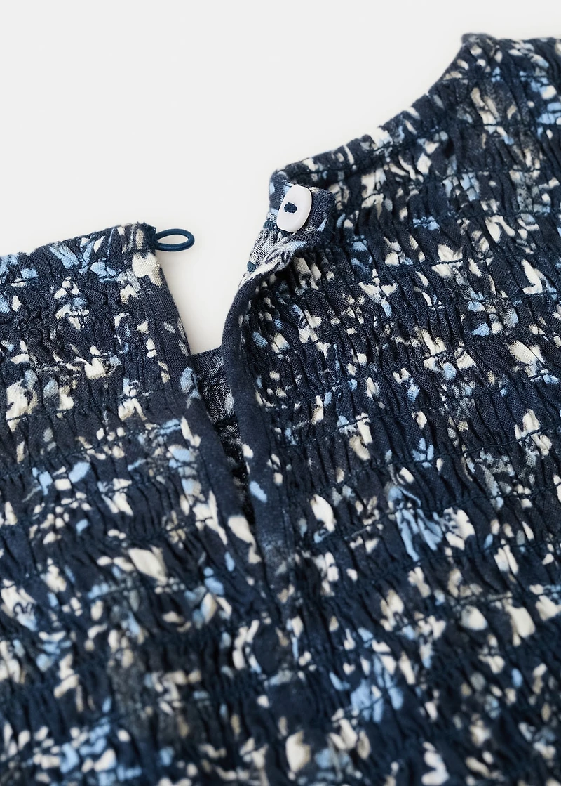 Ruffled floral dress