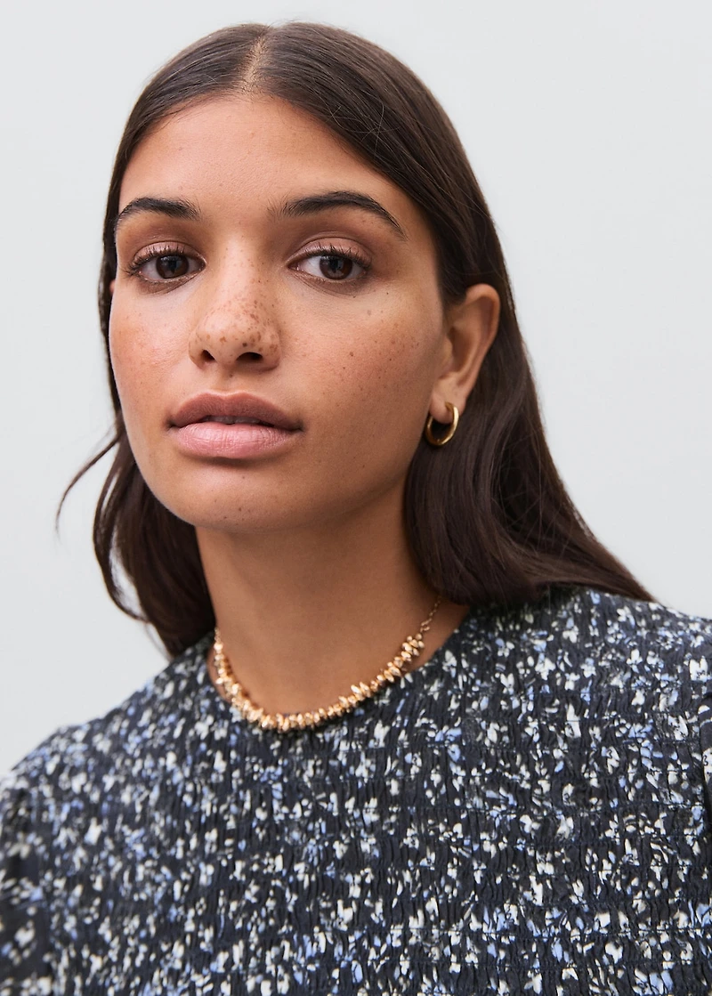 Ruffled floral dress