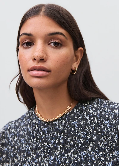 Ruffled floral dress