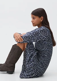 Ruffled floral dress