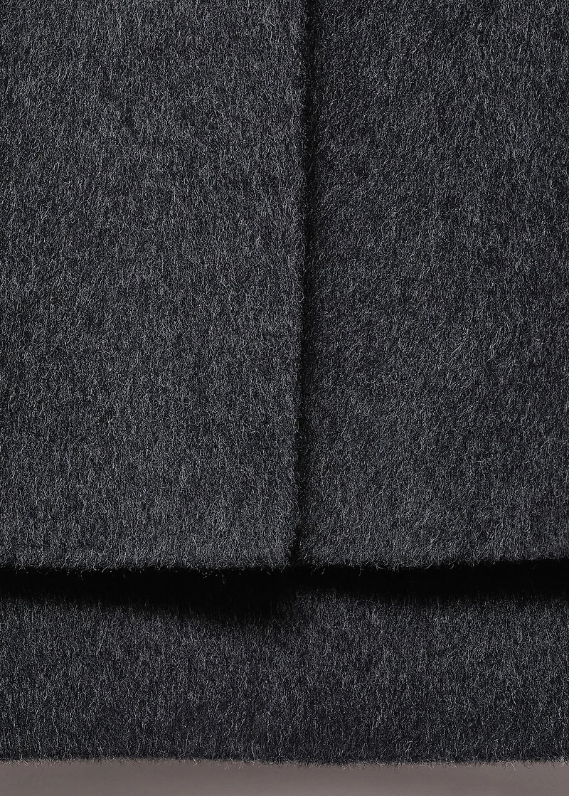 Oversize wool jacket