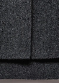 Oversize wool jacket