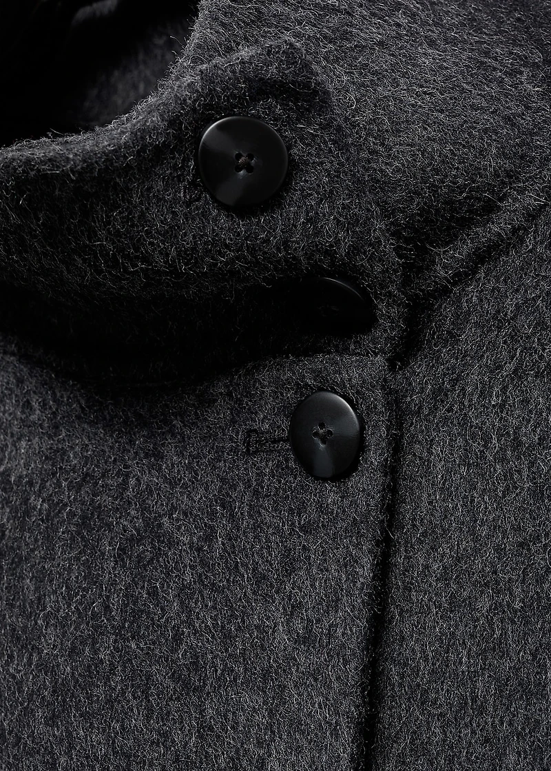 Oversize wool jacket