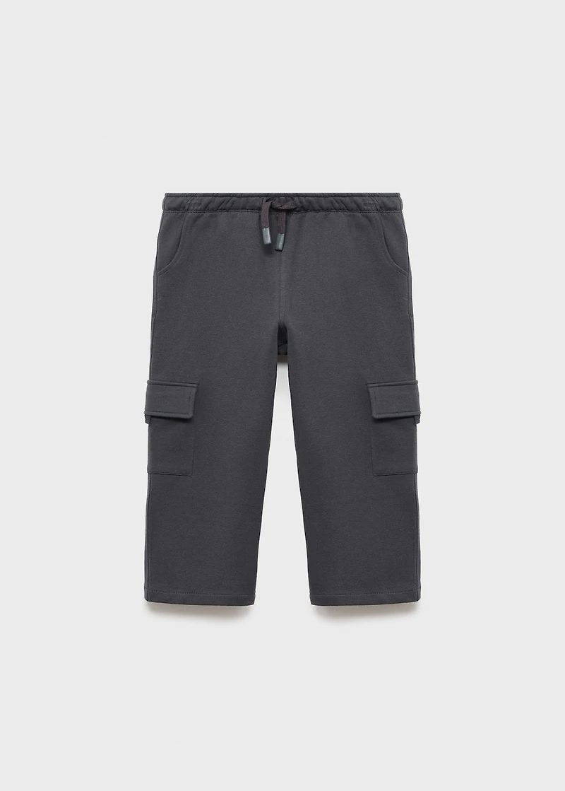 Cargo joggers with drawstring