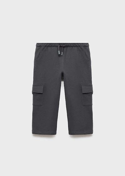 Cargo joggers with drawstring