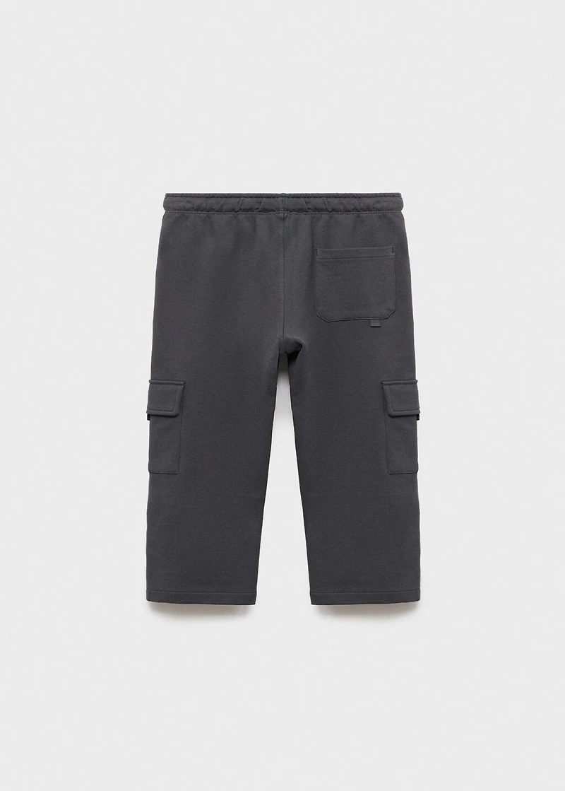 Cargo joggers with drawstring
