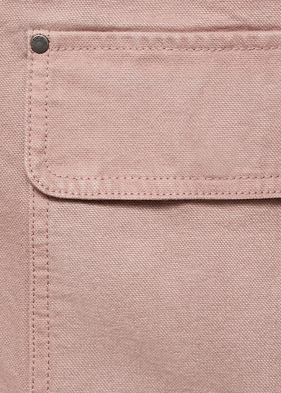 Corduroy collar denim jacket