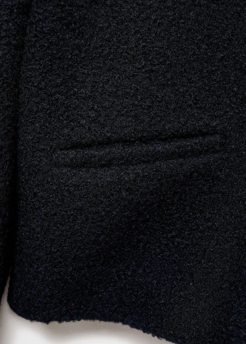 Bouclé jacket with jewel buttons