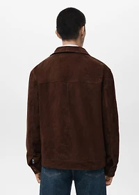 100% leather jacket with pockets