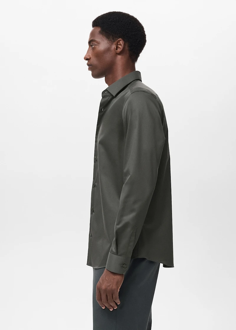 Comfort stretch non-iron shirt