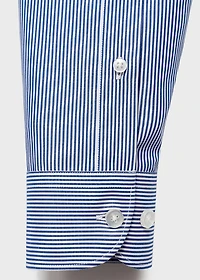 100% cotton striped slim-fit shirt