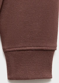 Embroidered cotton sweatshirt