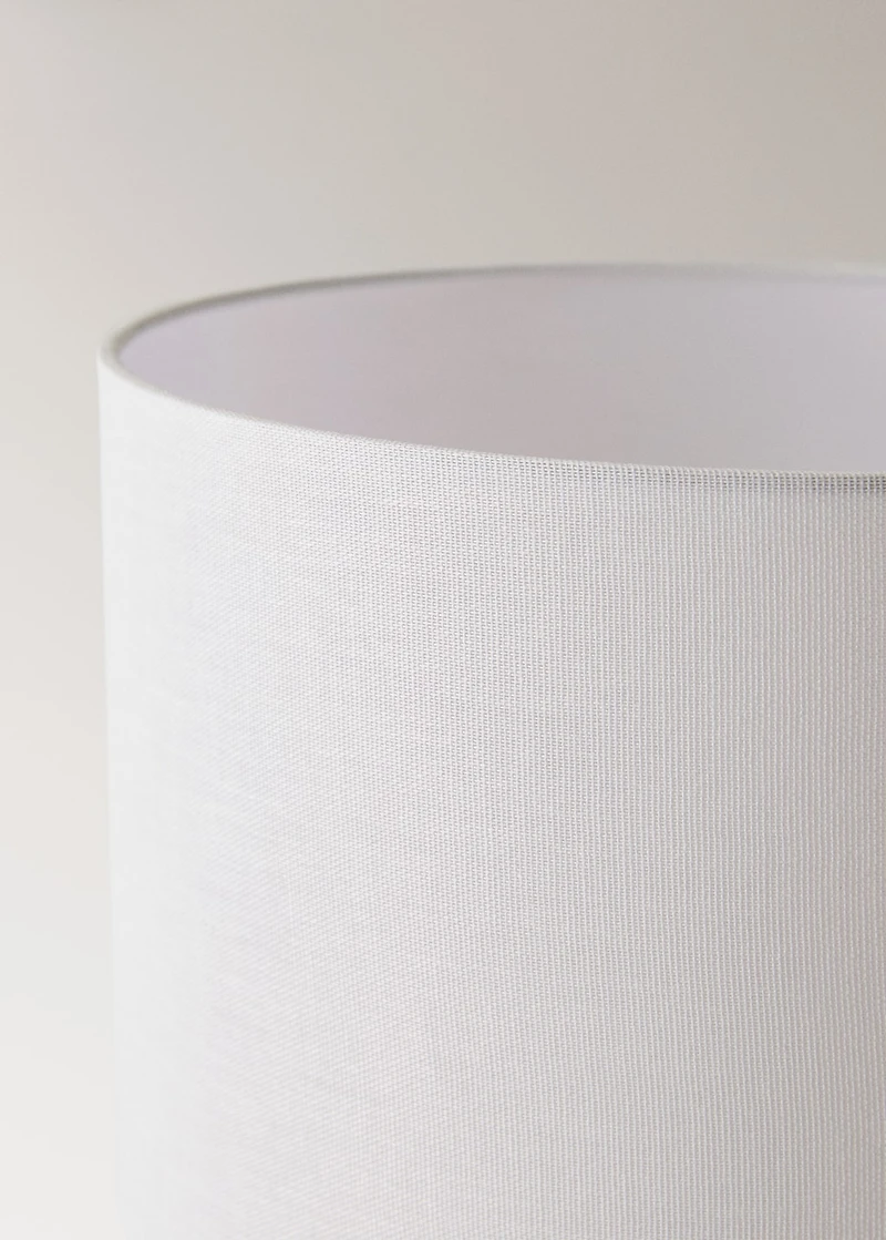 Table lamp with glass base