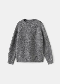 Marbled knitted sweater