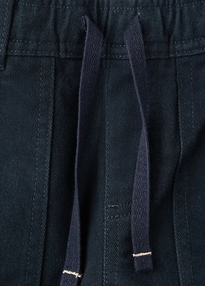 Straight cotton pants