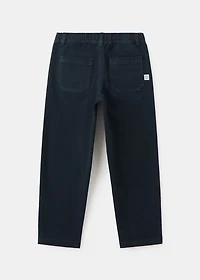 Straight cotton pants