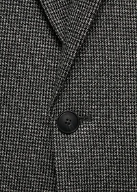 Slim fit microstructure blazer