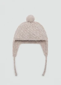 Knitted bobble hat