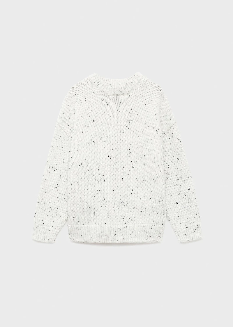 Flecked wool sweater