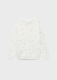 Flecked wool sweater